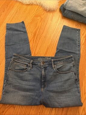 Size 14 Med-dark wash soft denim skinny jean